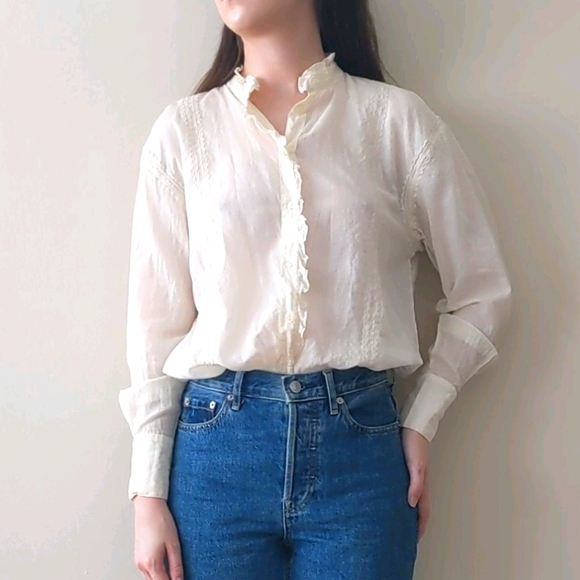 Cream Blouse - Picture 1 of 6